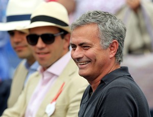 José Mourinha acompanha partida de tênis (Foto: Reuters)