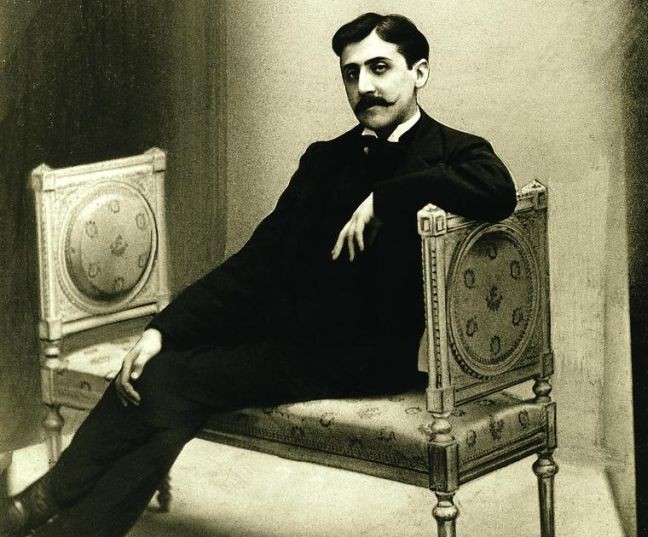 Marcel Proust numa fotografia de Janeiro de 1896