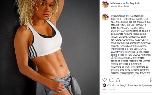 Leilah Moreno mostra tanquinho e diz: 