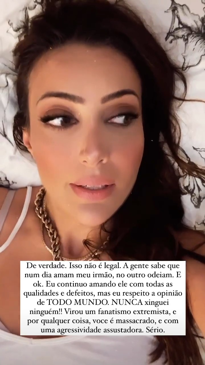 Tainá, irmã de Fiuk, relata ataques nas redes sociais (Foto: Reprodução / Instagram)