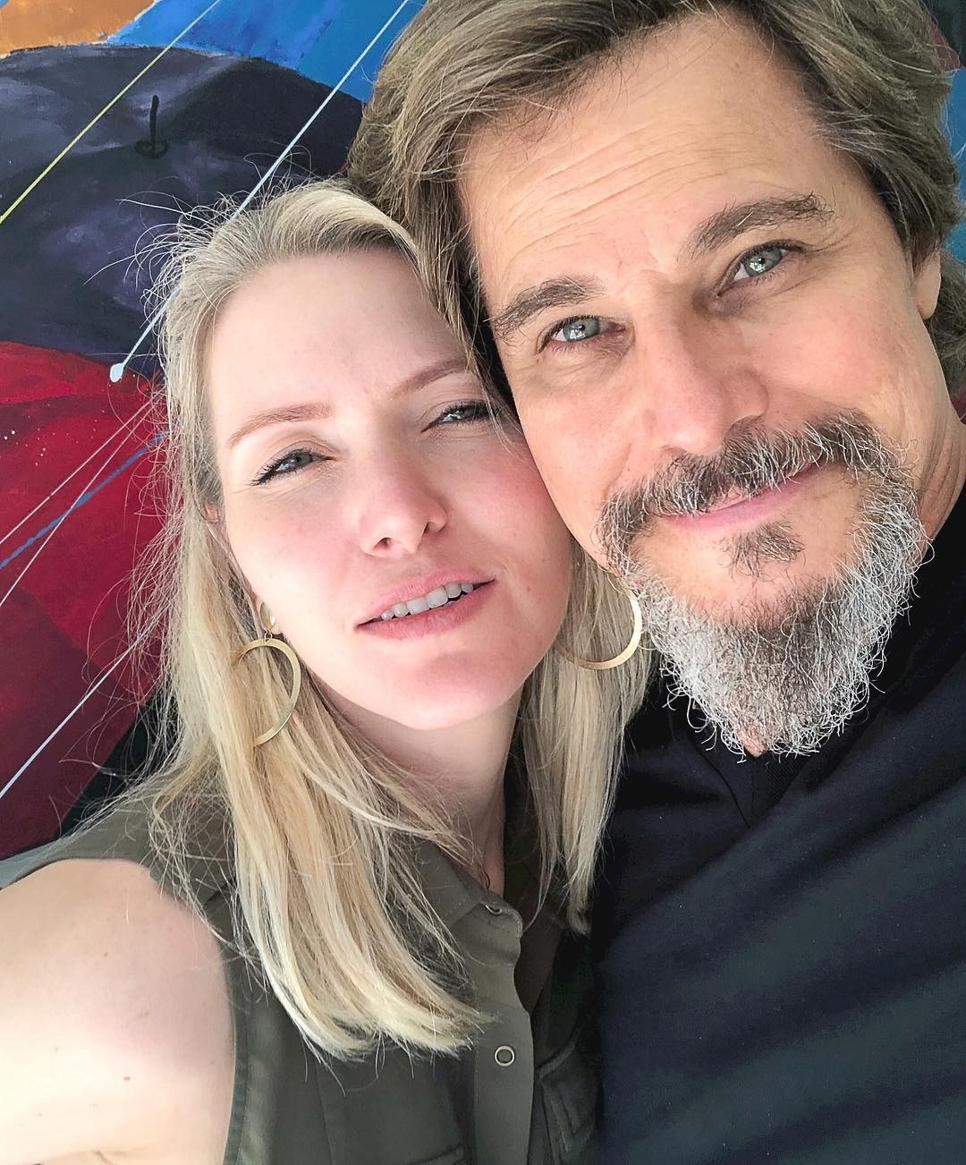 Edson Celulari e Karin Roepke (Foto: Reprodução/Instagram)