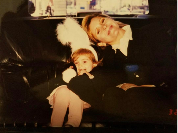 A atriz Carrie Fisher com a filha, Billie Lourd (Foto: Instagram)