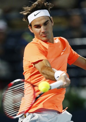 Roger Federer vence Richard Gasquet em Dubai (Foto: REUTERS/Ahmed Jadallah)
