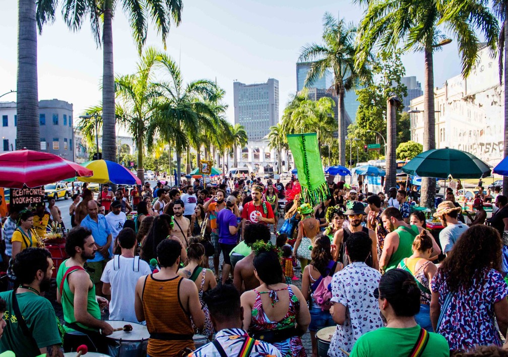 O bloco Planta na Mente, que se apresentou na Lapa no dia 25 foi notificado pela prefeitura — Foto: Divulgação / Alorra Fotos