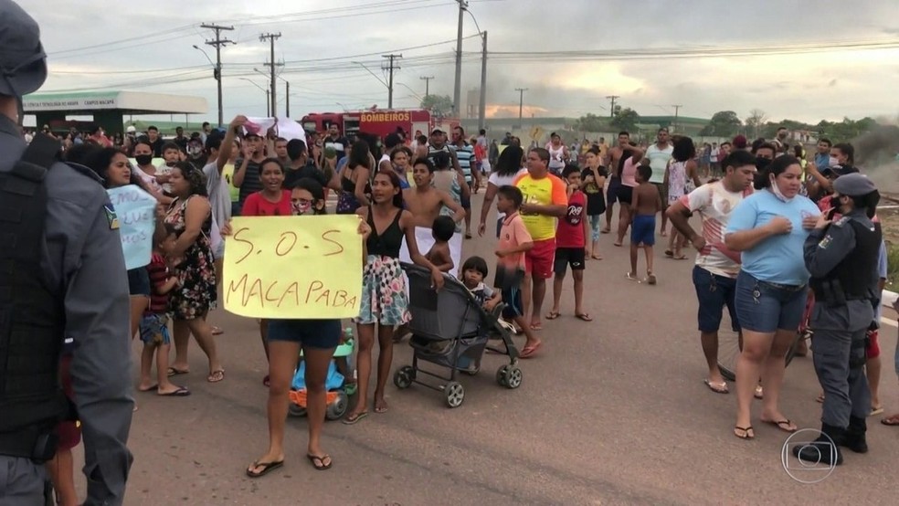 Crise no Amapá — Foto: Reprodução/TV Globo