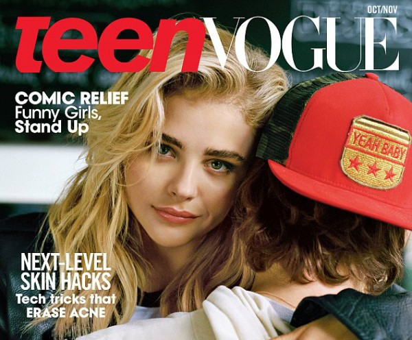 Chloe Moretz e Brooklyn Beckham na capa da Teen Vogue (Foto: Reprodução)
