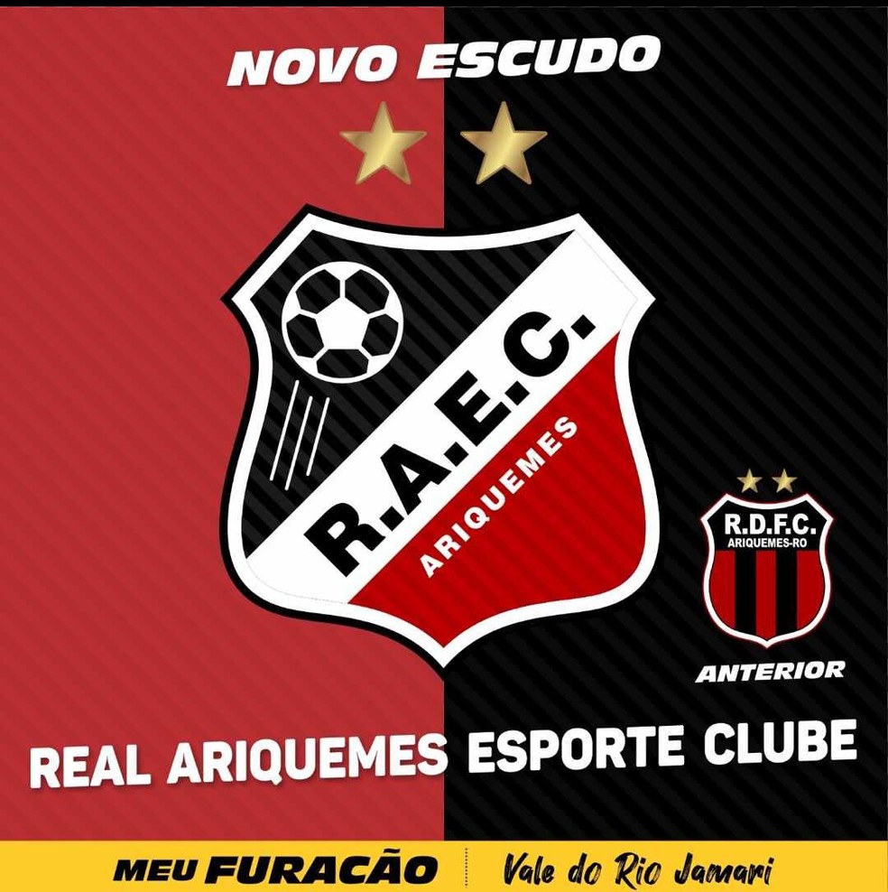 Novo Escudo do Real Ariquemes  — Foto: Divulgação