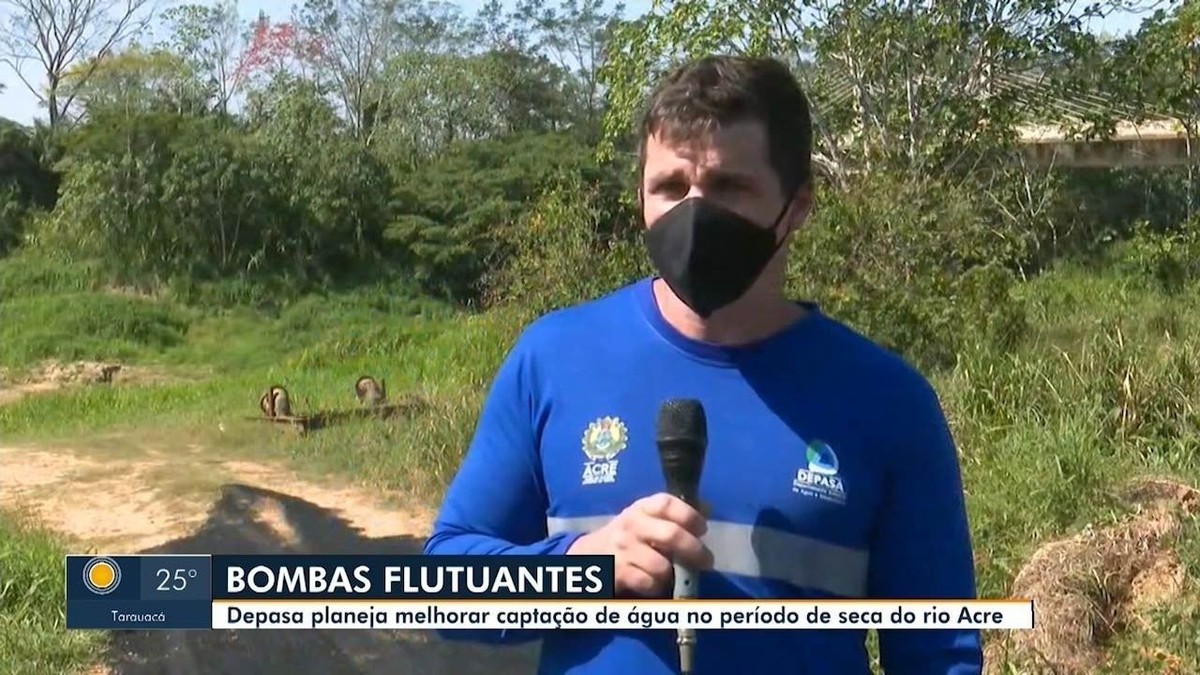 Com seca do Rio Acre, Depasa utiliza bombas flutuantes para evitar desabastecimento de água na capital - Vimarsana News