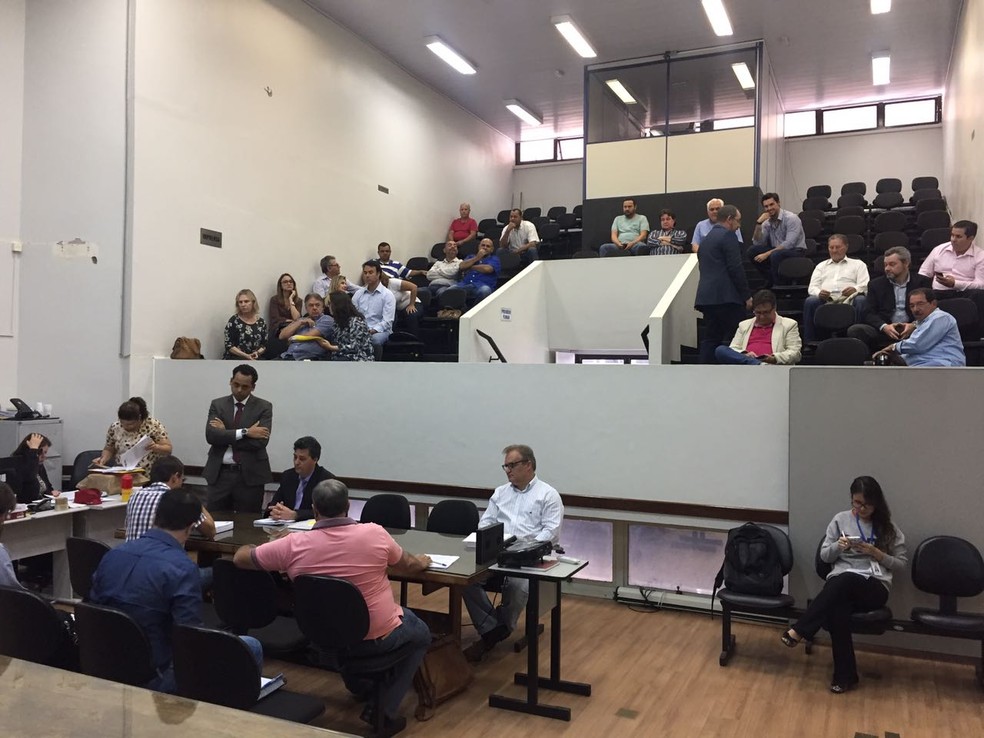 Licitação do transporte coletivo em Presidente Prudente (Foto: Murilo Zara/TV Fronteira)