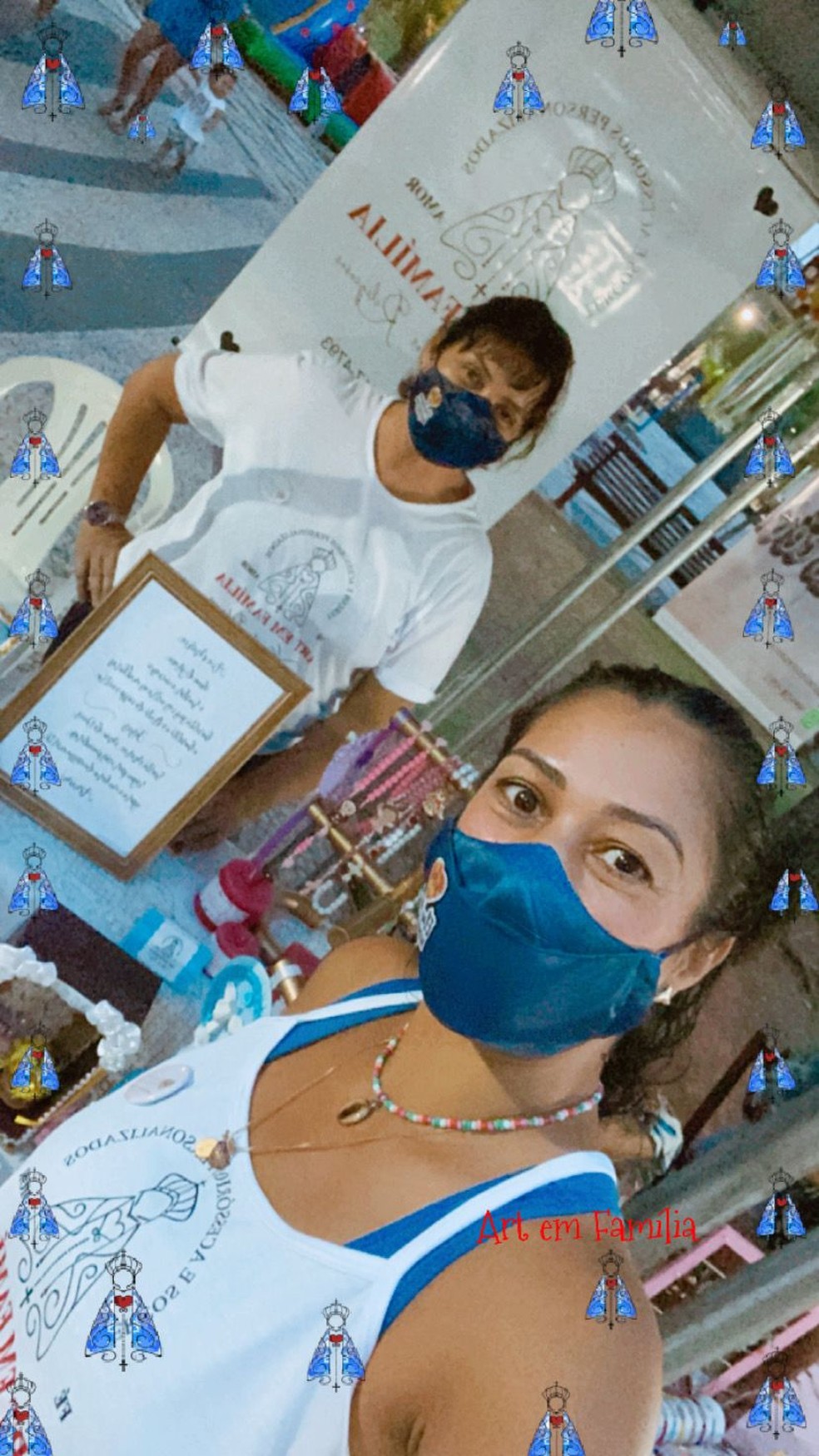 Atualmente, três gerações fazem parte do empreendimento iniciado pela professora  — Foto: Arquivo pessoal 