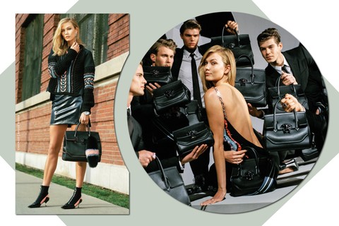  Versace: Karlie Kloss é uma das estrelas da campanha de bolsas da grife, fotografada por Bruce Weber - o fotógrafo não clicava anúncios da marca há quase 20 anos! 