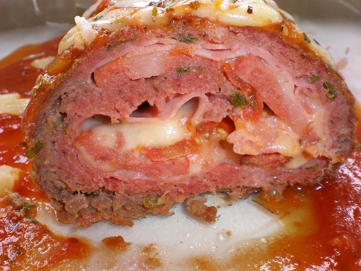 Rocambole de Carne Moída Recheado Receitas Gshow Gshow