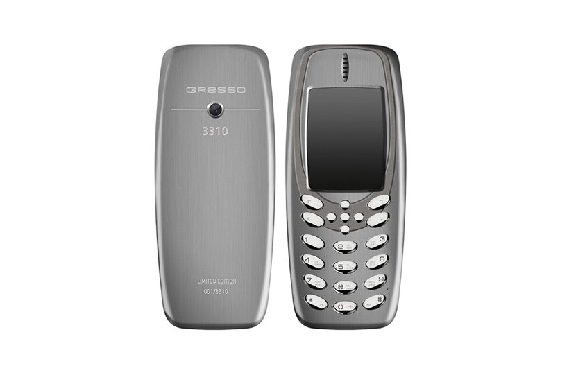 A versão de luxo do Nokia 3310, feila pela Gresso (Foto: Divulgação)