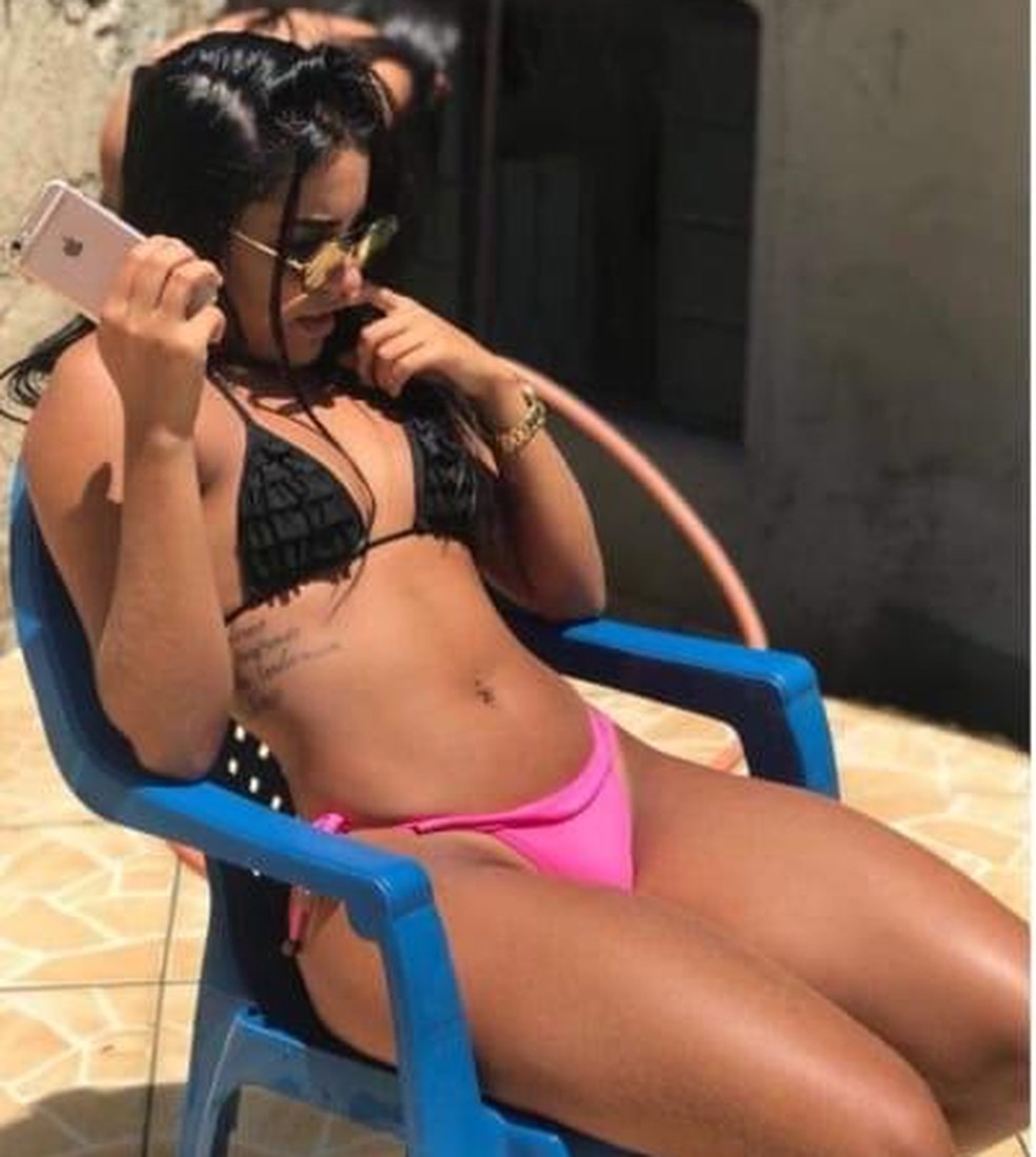 Mulher do traficante 3N foi presa por associação ao tráfico — Foto: Reprodução