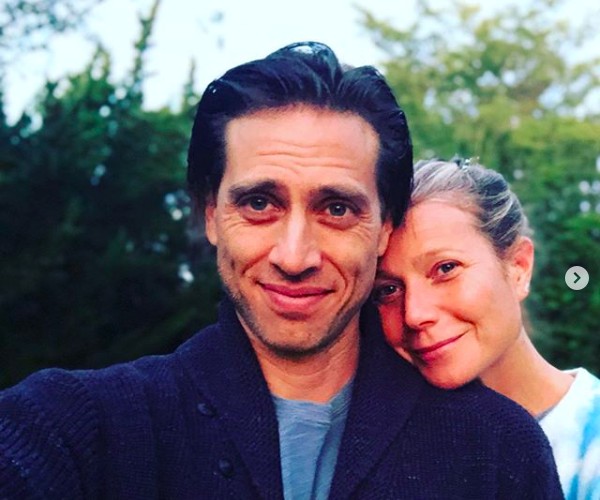 A atriz Gwyneth Paltrow com o marido (Foto: Instagram)