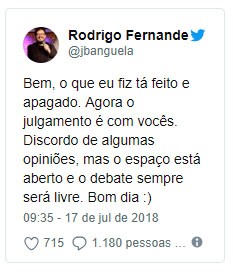 Rodrigo Fernandes (Foto: Twitter)