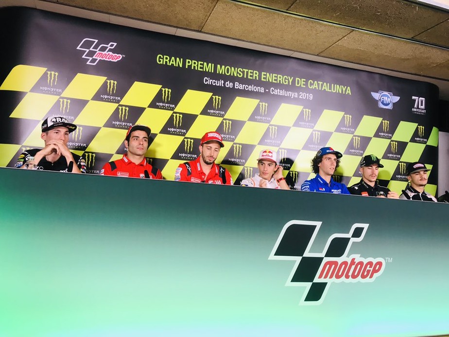 MotoGP: HistÃ³rica Coletiva de Imprensa abre as atividades do GP da Catalunha.