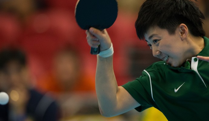 Gui Lin tênis de mesa Brasil Pan de Toronto (Foto: Jonne Roriz/Exemplus/COB)