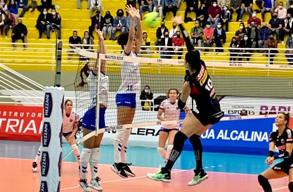 O Barueri teve atuação impecável e venceu o Sesi-Bauru com autoridade no segundo jogo da semifinal do Paulista — Foto: Divulgação/Sesi-Bauru
