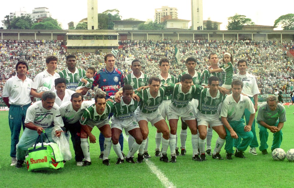 Palmeiras campeão brasileiro em 1994 (Foto: Masao Goto Filho / Estadão Conteúdo)