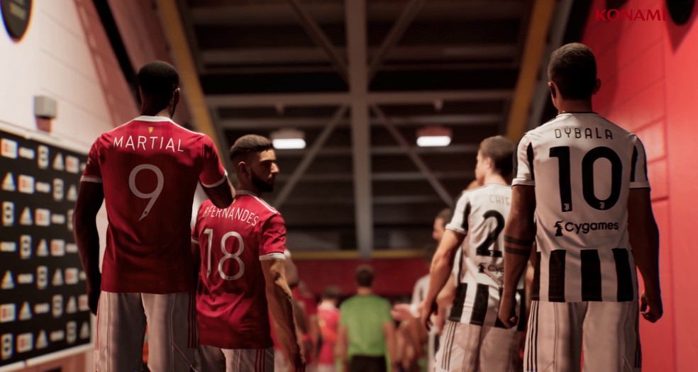 Versão de demonstração do eFootball terá nove times disponíveis para partidas amistosas — Foto: Divulgação/Konami