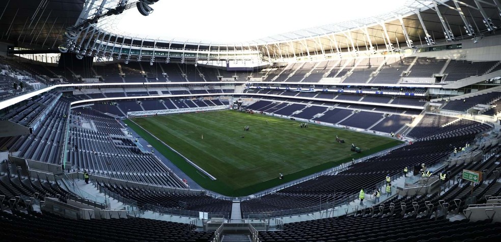 Novo estádio do Tottenham está com as obras atrasadas — Foto: Site Oficial / Tottenham