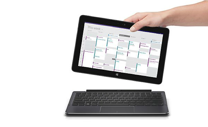 Teclado extra transforma tablet em ultrabook (Foto: Reprodução/Dell)