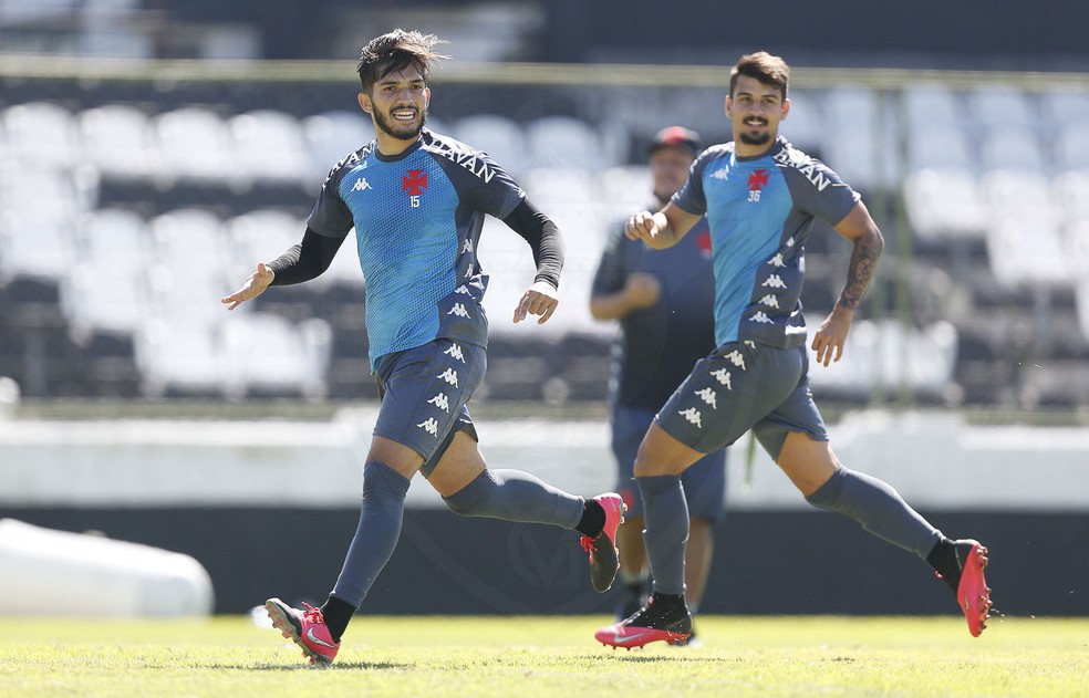 Repetidos problemas musculares de Andrey e Ricardo Graça geraram cobranças no Vasco — Foto: Rafael Ribeiro/Vasco