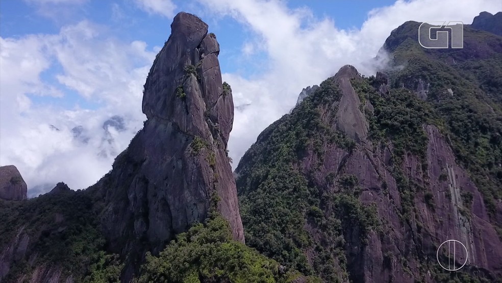 Registros mostram todo o Parque Nacional da Serra dos Órgãos  — Foto: André Dias/Inter TV