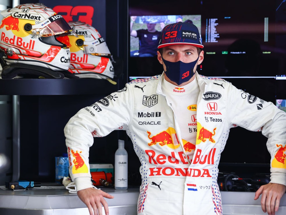 Max Verstappen teve como melhor resultado na sexta-feira do GP da Turquia um segundo lugar — Foto: Mark Thompson/Getty Images