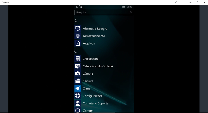Windows 10 espelha tela de celulares com Windows Phone (Foto: Reprodução/Windows)