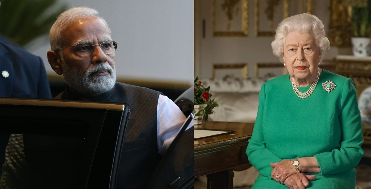 Narendra Modi não foi ao funeral de Elizabeth II e levantou debates sobre passado colonial do Reino Unido na Índia (Foto: Getty Images / Reprodução Instagram)