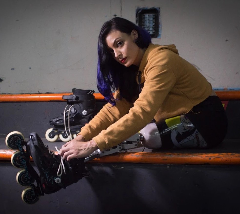 Para 2022, a ativista Alessandra quer investir ainda mais na carreira para tirar da memória da população de que não existem modelos amputadas — Foto: Alessandra Cristina Ferreira Gianinni/Arquivo pessoal