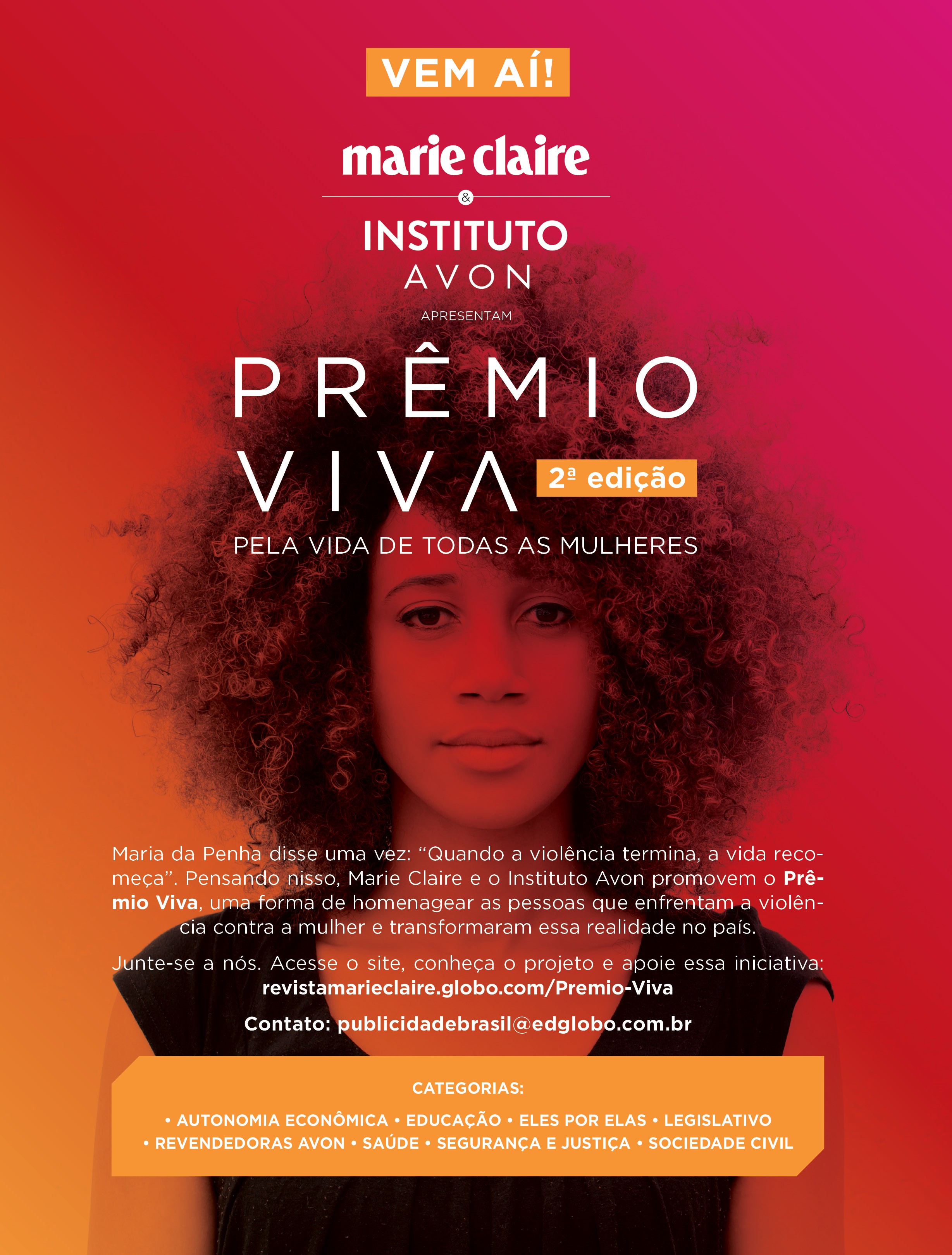A segunda edição do Prêmio Viva acontece em novembro em São Paulo (Foto: Divulgação)