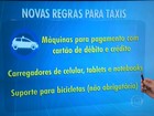 Táxis de SP terão de aceitar cartões e poderão transportar bicicletas