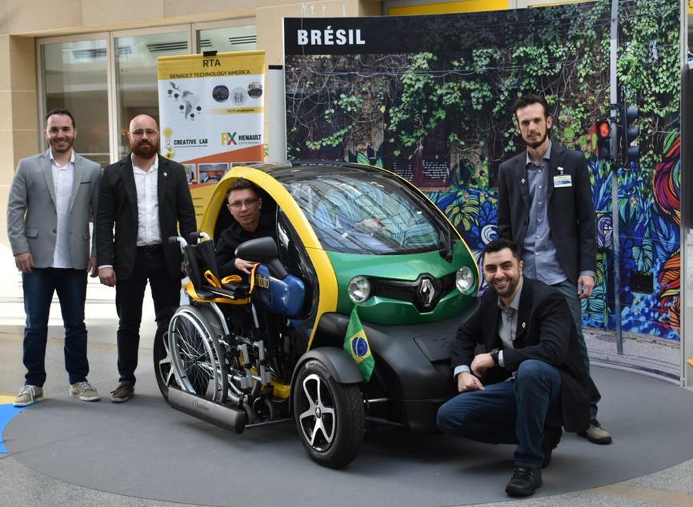 Estudantes da Feevale venceram concurso da Renault — Foto: Arquivo Pessoal