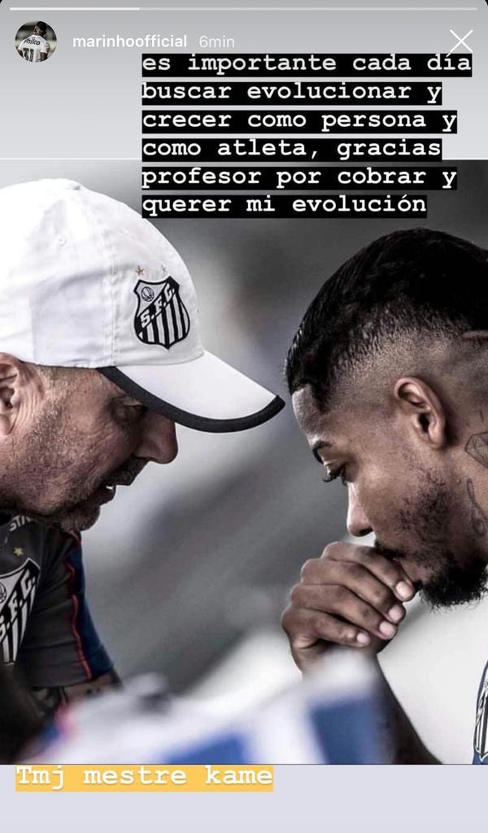 Agradecimento Ao Mestre De Artes Marciais Marinho Do Santos Agradece Sampaoli E O Compara A Personagem Do