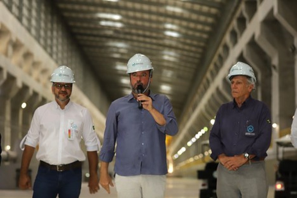 Ministro de Minas e Energia visita Usina de Belo Monte no Pará — Foto: Ascom Ministério de Minas e Energia