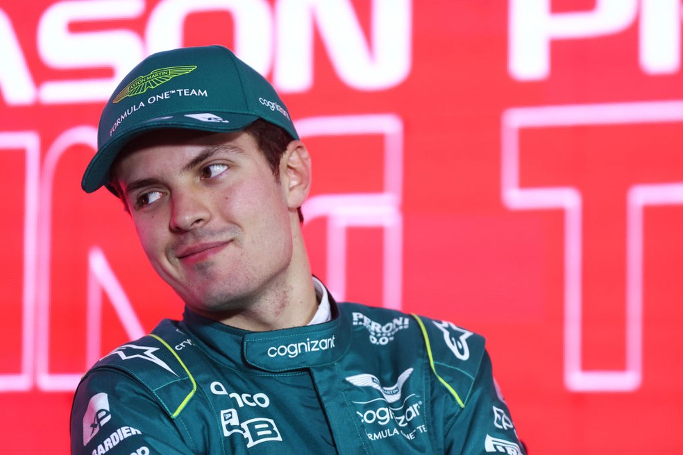 Felipe Drugovich é piloto reserva e de desenvolvimento da Aston Martin na F1 — Foto: Dan Istitene/Getty Images