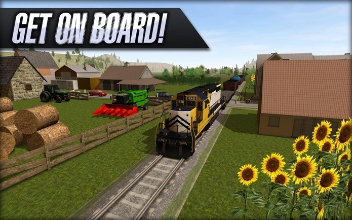 Quase idêntico ao jogo de maior sucesso no PC, Train Driver 15 é gratuito (Foto: Divulgação)