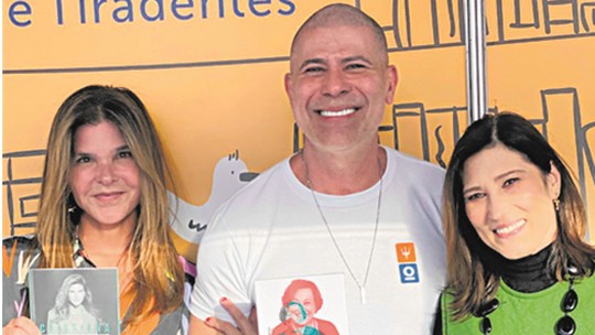Cristiana Oliveira, Cacau Hygino e Beth Goulart participam de feira literária