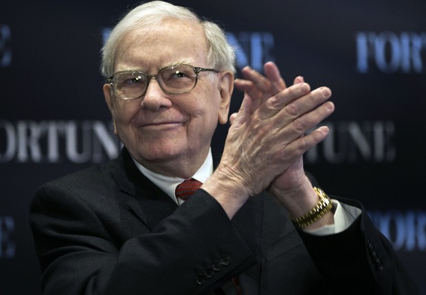O bilionário americano Warren Buffett : concurso que pode deixar um funcionário da Berkshire Hathaway muito rico (Foto: Getty Images)