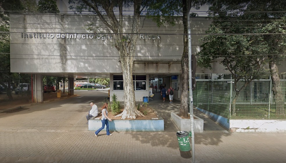 Fachada Instituto de Infectologia Emílio Ribas, em São Paulo — Foto: Google/Street View