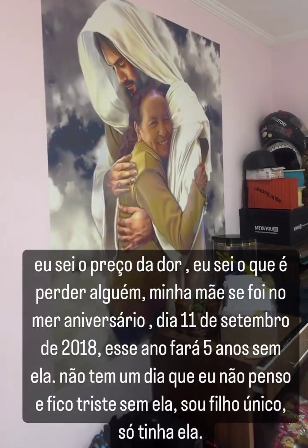 Toguro se manifesta após acidente — Foto: Reprodução