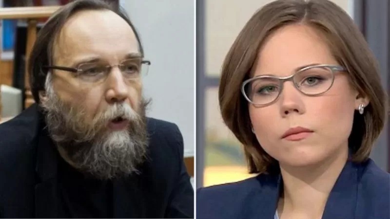 Alexander Dugin e Darya Dugina (Foto: BBC)