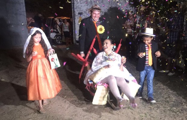 Casamento caipira de Luíz e Eliliane, em Teresina (Foto: Arquivo pessoal)