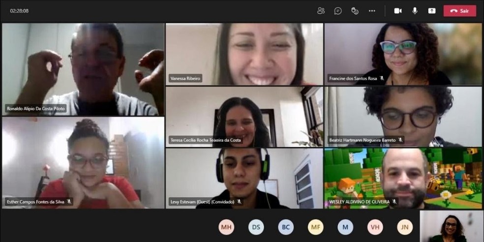 Estudantes fizeram defesa da marca para a equipe de Comunicação da Prolagos — Foto: Divulgação