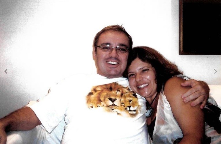 Gugu Liberato e Rose Miriam aparecem juntos em diversas fotos do arquivo pessoal da viúva (Foto: Reprodução/Arquivo pessoal)