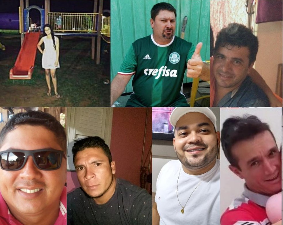 Vítimas foram mortas em um bar, em Sinop, a 503 km de Cuiabá, na tarde dessa quarta-feira (21).    — Foto: Reprodução 