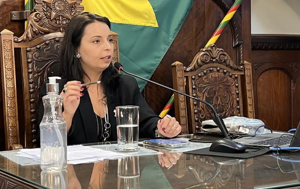 Thais Viotto é a primeira suplente do PSDB nas eleições municipais de 2020  — Foto: Câmara de Bauru/Divulgação